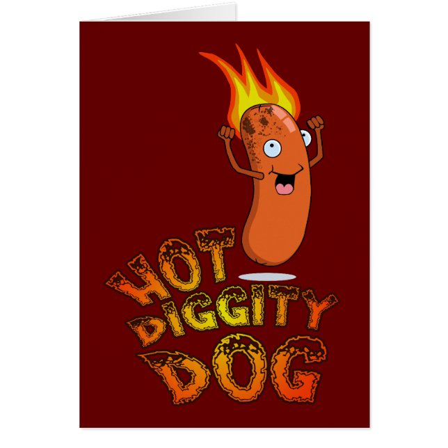 Hot Diggity Dog Card (Vorne)