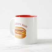 Hot Diggity Dog Cookout Kaffeepause Tasse - Funny (Vorderseite Links)