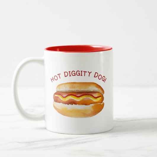Hot Diggity Dog Cookout Kaffeepause Tasse - Funny (Links)