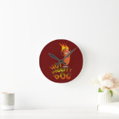 Hot Diggity Dog Wall Clock Runde Wanduhr (Zuhause)