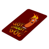 Hot Diggity Hund Premium Flexi Magnet (Linke Seite)
