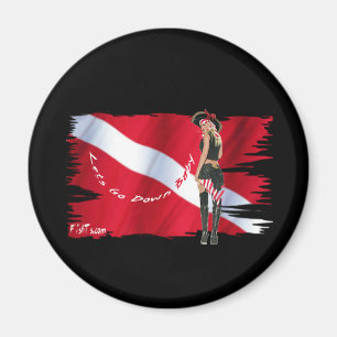 Hot Dive Babes in Bikini Magnet