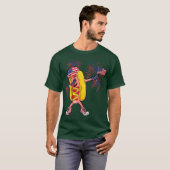 Hot Dog 4. Juli Hotdog Merica USA T-Shirt (Vorne ganz)