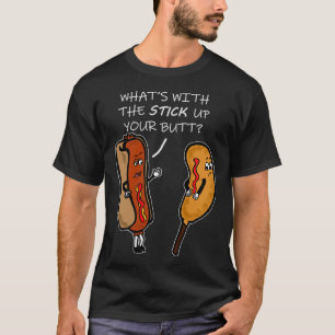 Hot Dog and Mais Dog Fun Great Gag T-Shirt