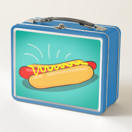 Hot Dog Animation Metall Brotdose