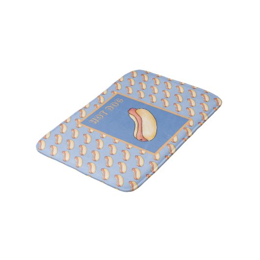 Hot Dog Badematte (Schrägansicht)
