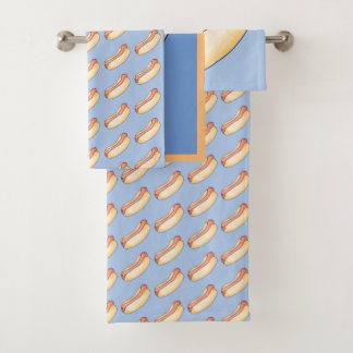 Hot Dog Badhandtuch Set