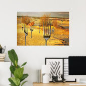 Hot Dog Beach Poster (Heimbüro)