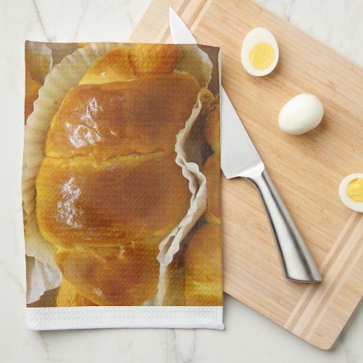 Hot Dog Cake ... Asiatische Nachspeise Geschirrtuch (Viertel Falte)