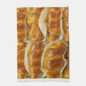 Hot Dog Cake ... Asiatische Nachspeise Geschirrtuch (Vertikal)