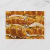 Hot Dog Cake ... Asiatische Nachspeise Visitenkarte (Rückseite)