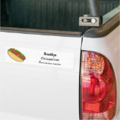 Hot Dog Cartoon Autoaufkleber (Auf Lkw)