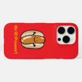 Hot Dog-Cartoon Case-Mate iPhone Hülle (Rückseite (Horizontal))