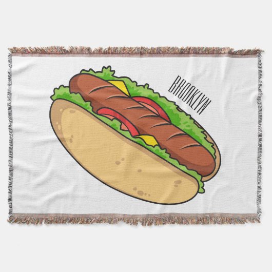 Hot Dog Cartoon Decke (Vorderseite)