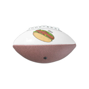 Hot Dog Cartoon Football