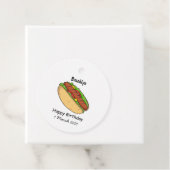 Hot Dog Cartoon Geschenkanhänger (Beispiel)