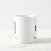 Hot Dog-Cartoon Kaffeetasse (Mittel)