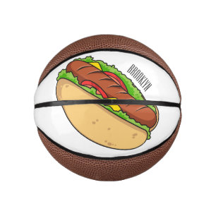 Hot Dog Cartoon Mini Basketball