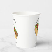 Hot Dog Cartoon Pappbecher (Rechts)