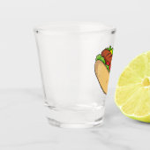 Hot Dog Cartoon Schnapsglas (Links)