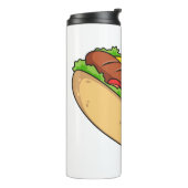 Hot Dog Cartoon Thermosbecher (Nach links gedreht)