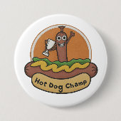 Hot Dog Champ Button (Vorderseite)