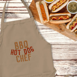 Hot Dog Chef Mens Apron Schürze