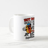 Hot Dog & Cold Beer Kaffeetasse (Vorderseite Links)