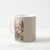 Hot Dog Combo Fun Design für Dog Coffee Lov Kaffeetasse (Vorderseite Links)