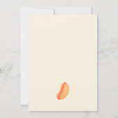 Hot Dog! Cook out themed, Any age birthday  Einladung (Rückseite)