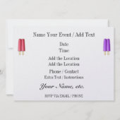 Hot Dog Cookout-Party Einladung (Rückseite)