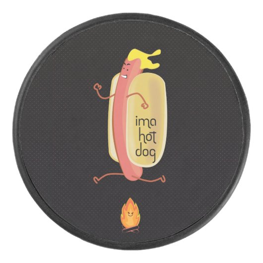 Hot Dog Dare Devil Eishockey Puck (Vorderseite)