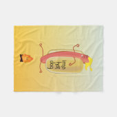 Hot Dog Dare Devil Fleecedecke (Vorderseite (Horizontal))