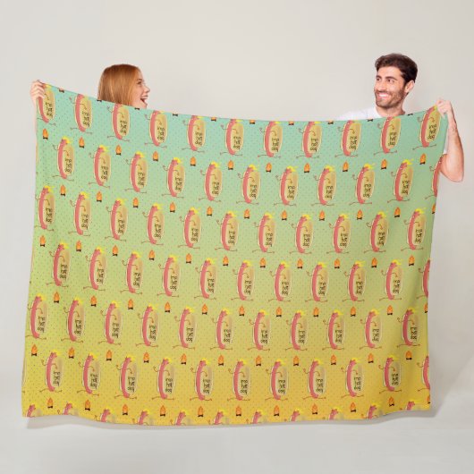 Hot Dog Dare Devil Fleecedecke (Beispiel)