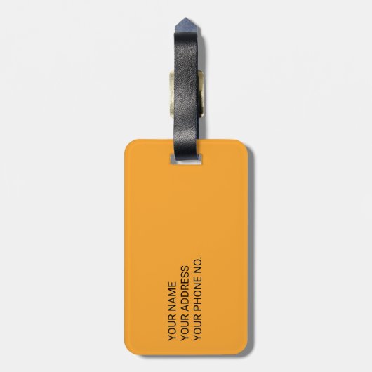 Hot Dog Dare Devil Gepäckanhänger (Rückseite vertikal)