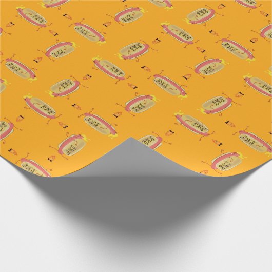 Hot Dog Dare Devil Geschenkpapier (Ecke)