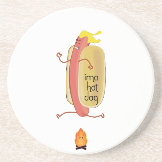 Hot Dog Dare Devil Getränkeuntersetzer (Vorne)