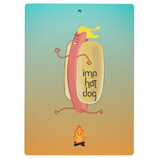 Hot Dog Dare Devil Klemmbrett (Rückseite)