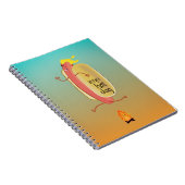 Hot Dog Dare Devil Notizblock (Rechte Seite)