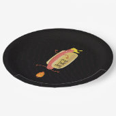 Hot Dog Dare Devil Pappteller (Schrägansicht)