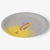Hot Dog Dare Devil Pappteller (Schrägansicht)