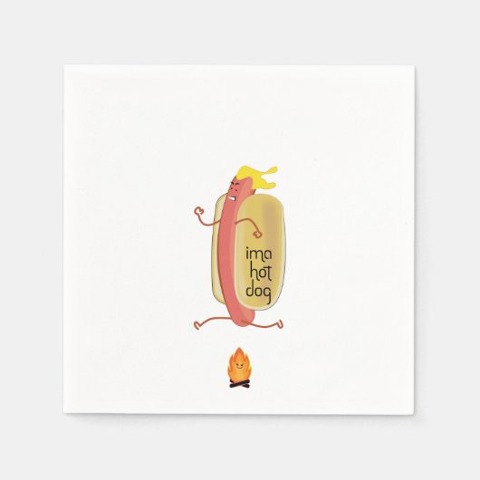 Hot Dog Dare Devil Serviette (Vorderseite)