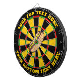 Hot Dog Dartboard mit benutzerdefiniertem Text Dartscheibe (Vorderseite rechts)