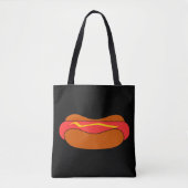 HOT DOG DESIGNER TOTE BAG PURT TASCHE (Vorderseite)