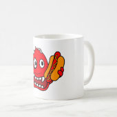 Hot Dog Devil Kaffeetasse (VorderseiteRechts)