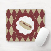 Hot Dog Diamanten Mousepad (Mit Mouse)