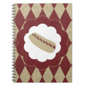 Hot Dog Diamanten Notizblock (Vorderseite)