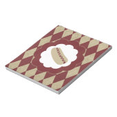 Hot Dog Diamanten Notizblock (Rotiert)