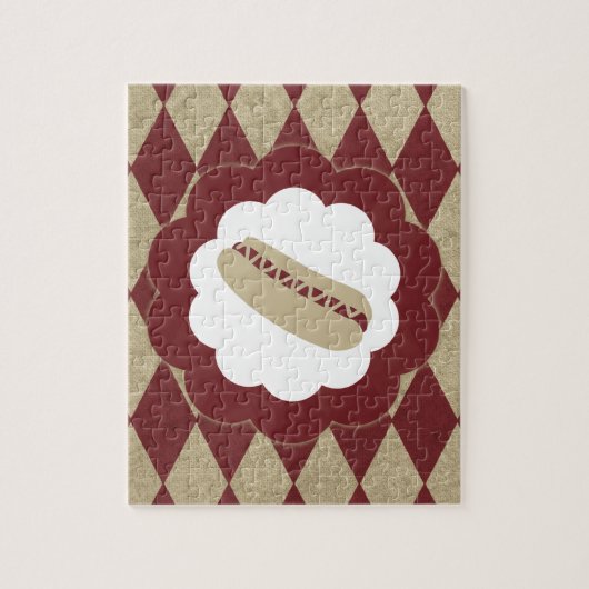 Hot Dog Diamanten Puzzle (Vertikal)