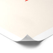Hot-Dog-Druck Poster (Ecke)